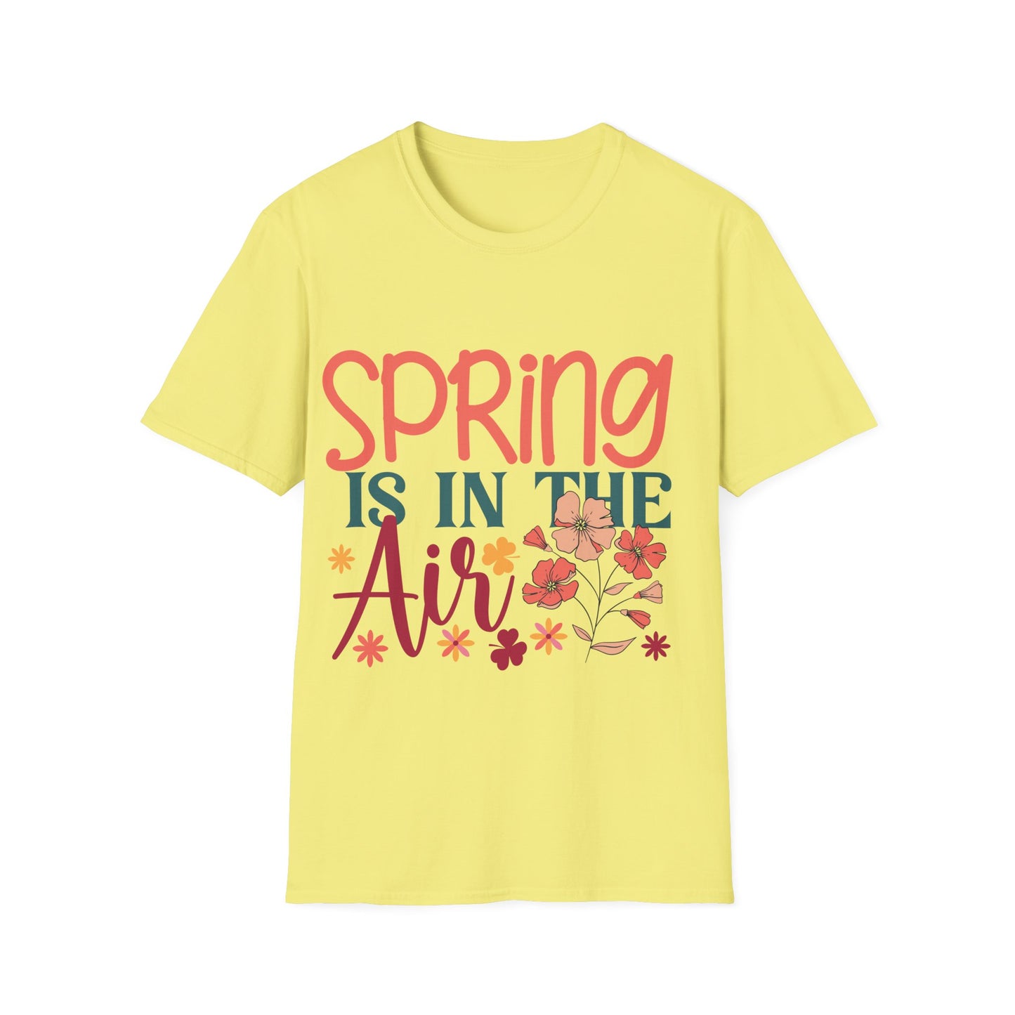 Spring is in the Air Unisex T-Shirt - Floral Design