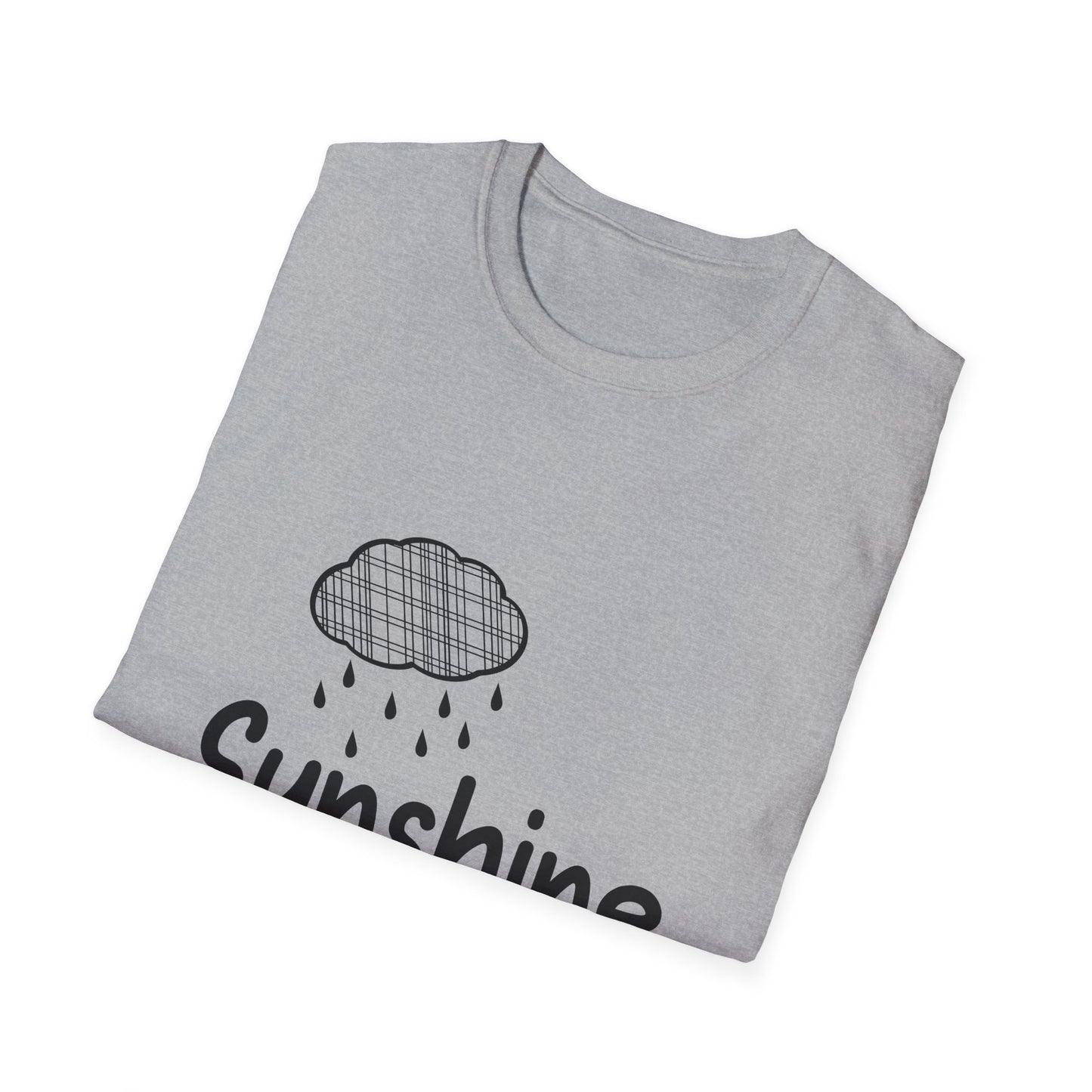 Inspirational Sunshine T-Shirt - Unisex Softstyle Tee for Positive Vibes