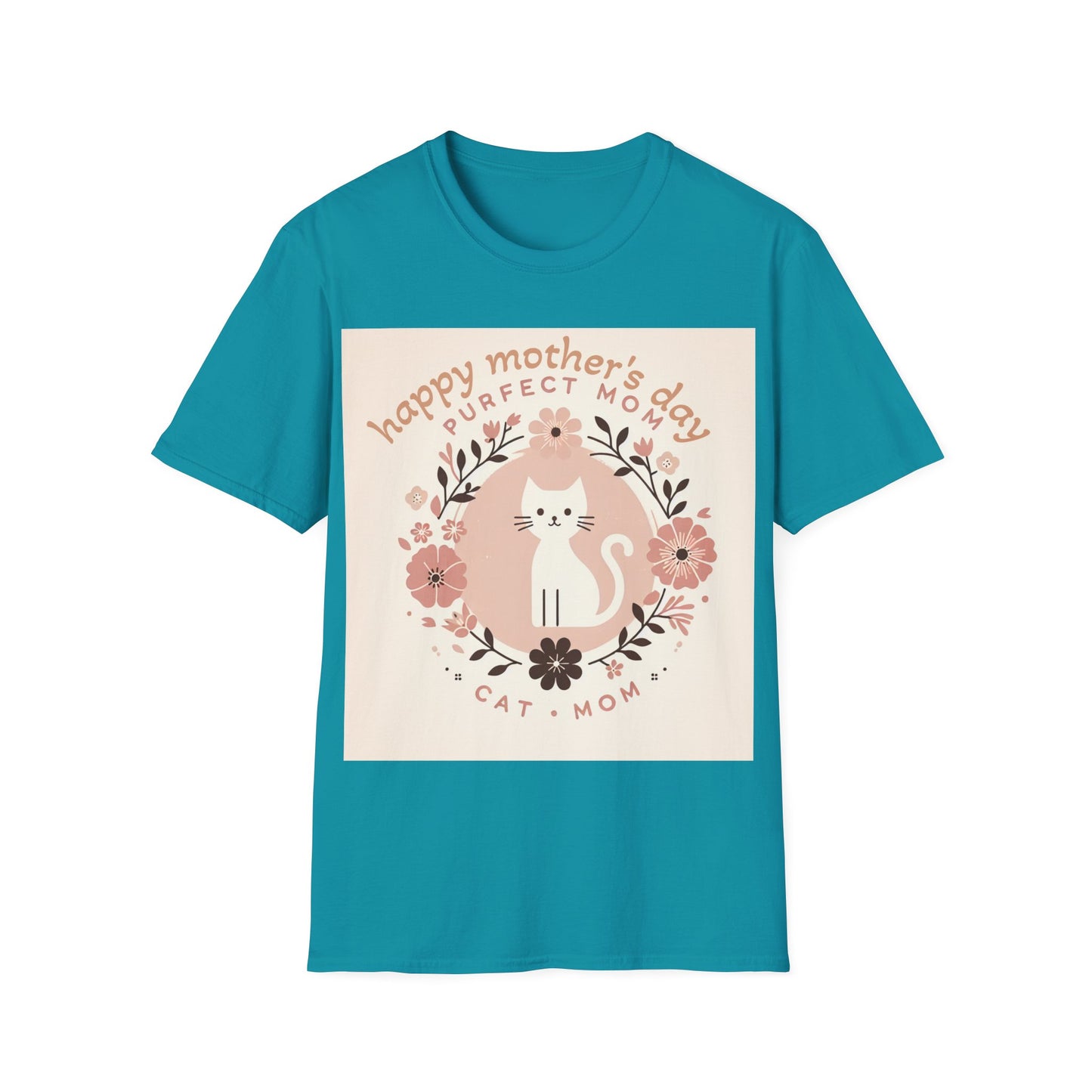 Cute Cat Mom T-Shirt for Mother's Day