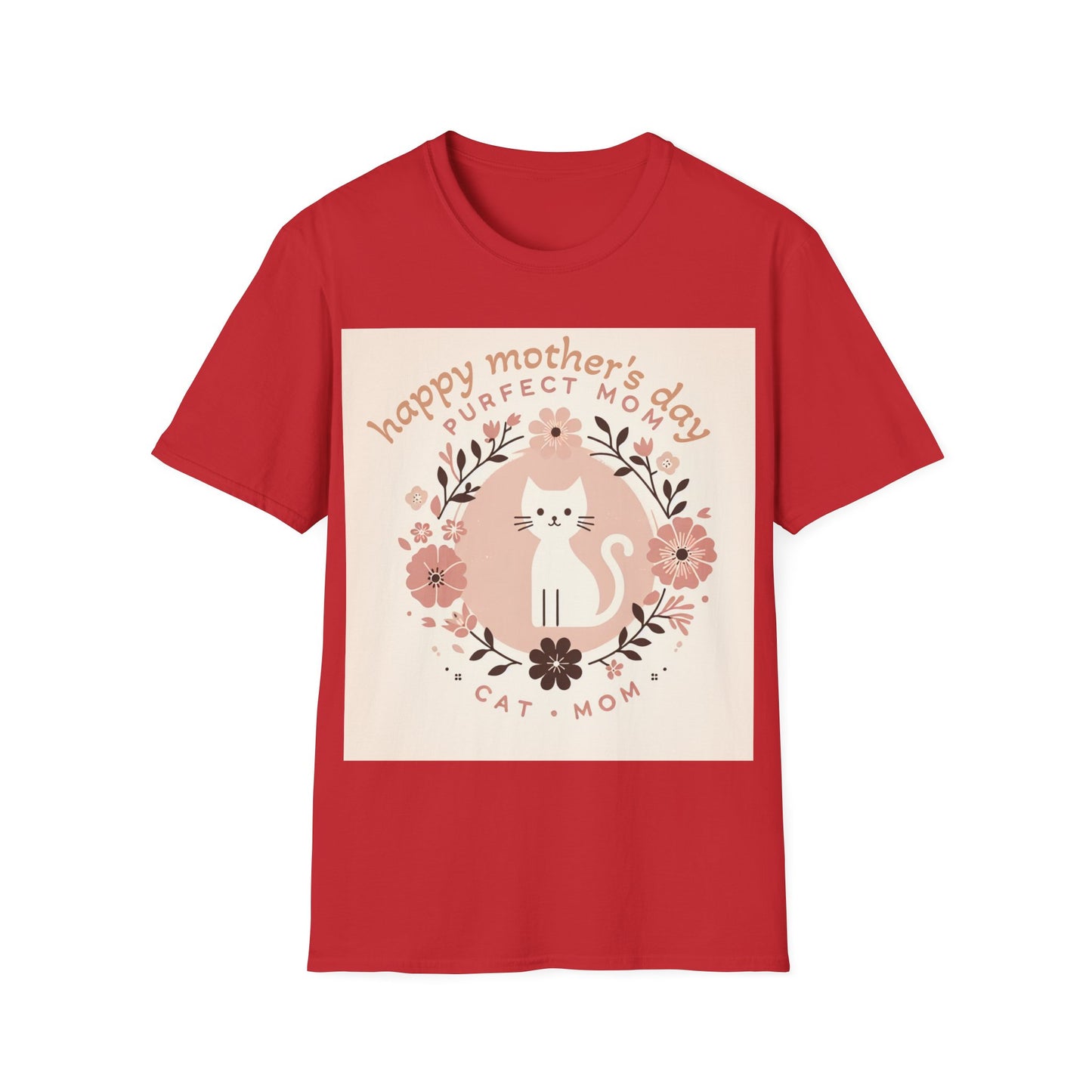 Cute Cat Mom T-Shirt for Mother's Day