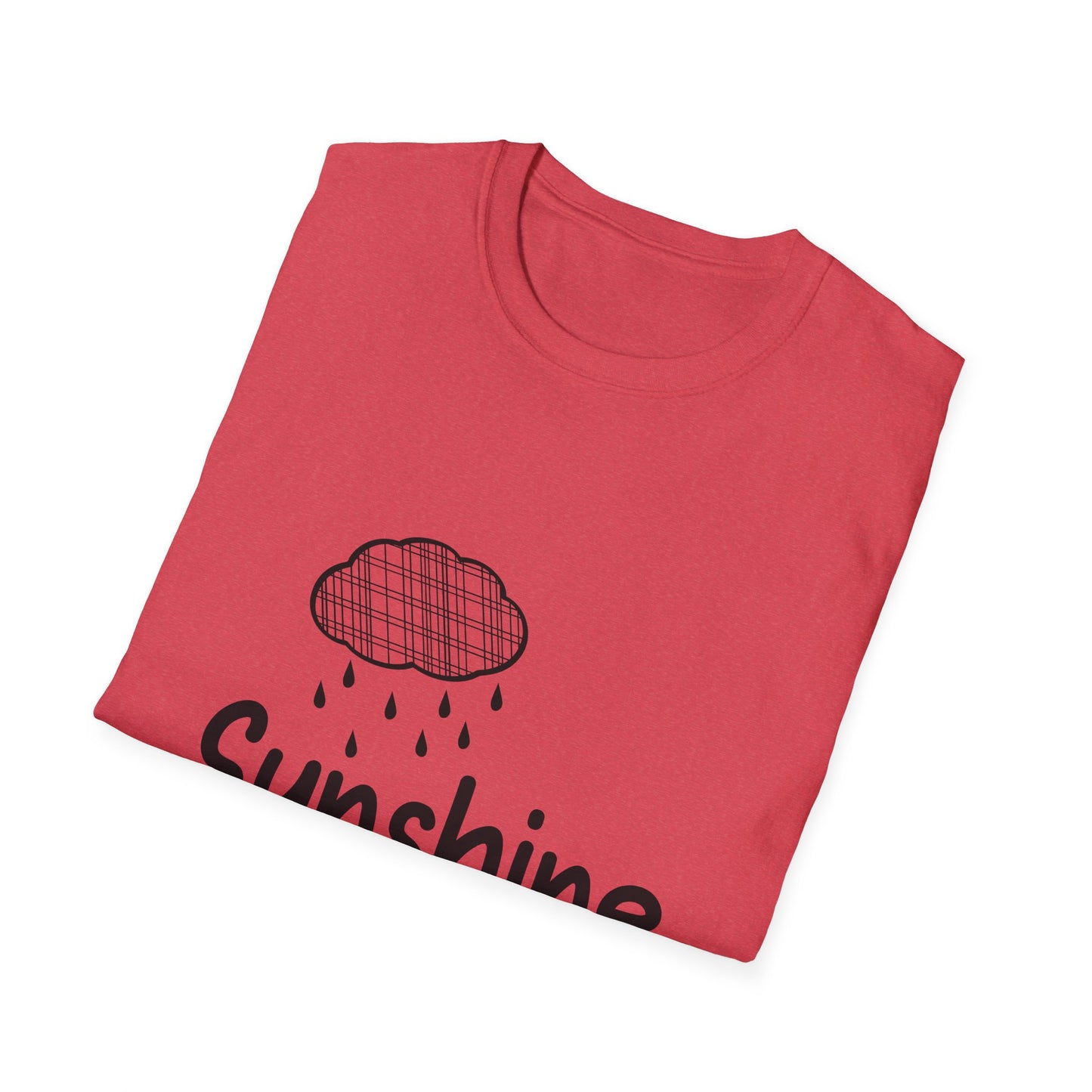 Inspirational Sunshine T-Shirt - Unisex Softstyle Tee for Positive Vibes