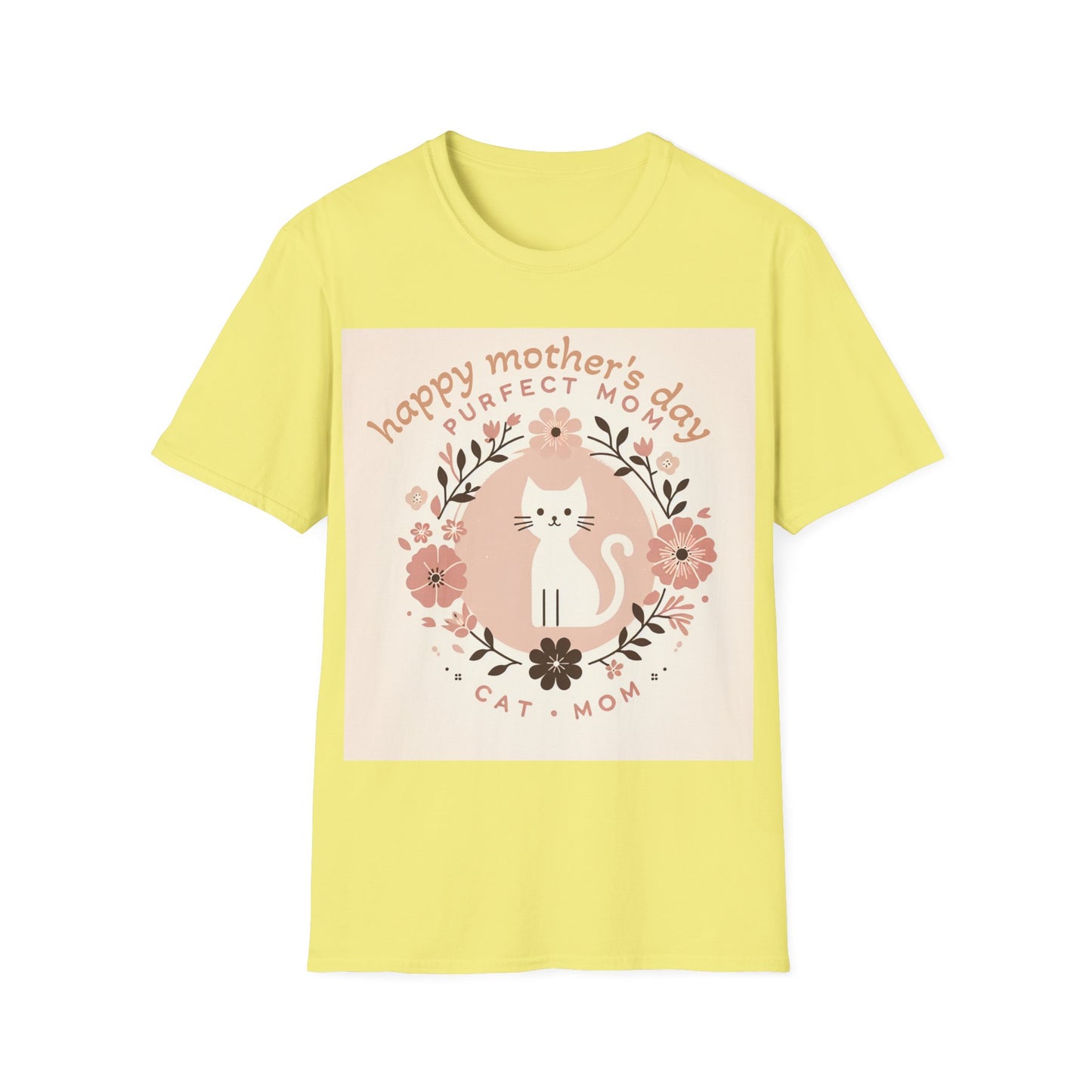 Cute Cat Mom T-Shirt for Mother's Day