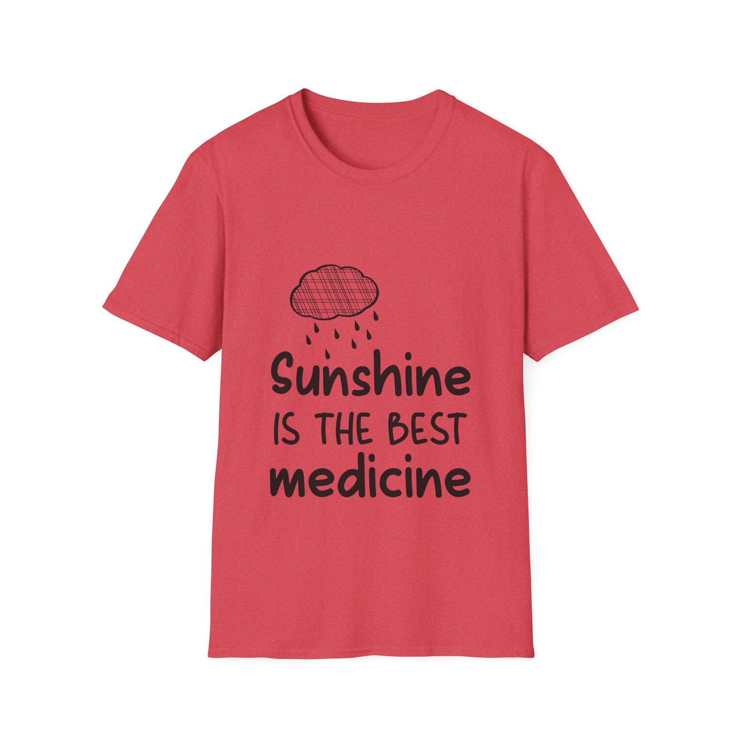 Inspirational Sunshine T-Shirt - Unisex Softstyle Tee for Positive Vibes