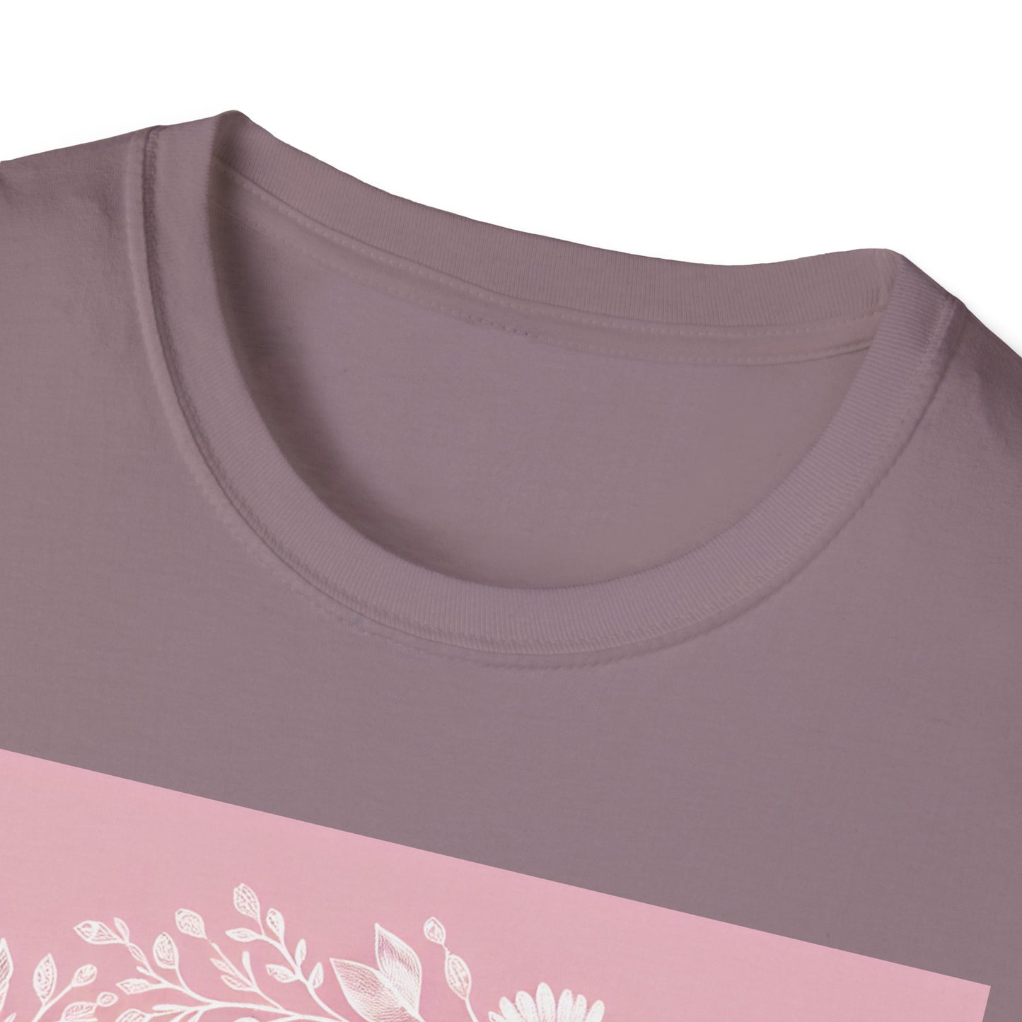 Blooming Mom Floral T-Shirt - Softstyle Unisex Tee for Mother's Day