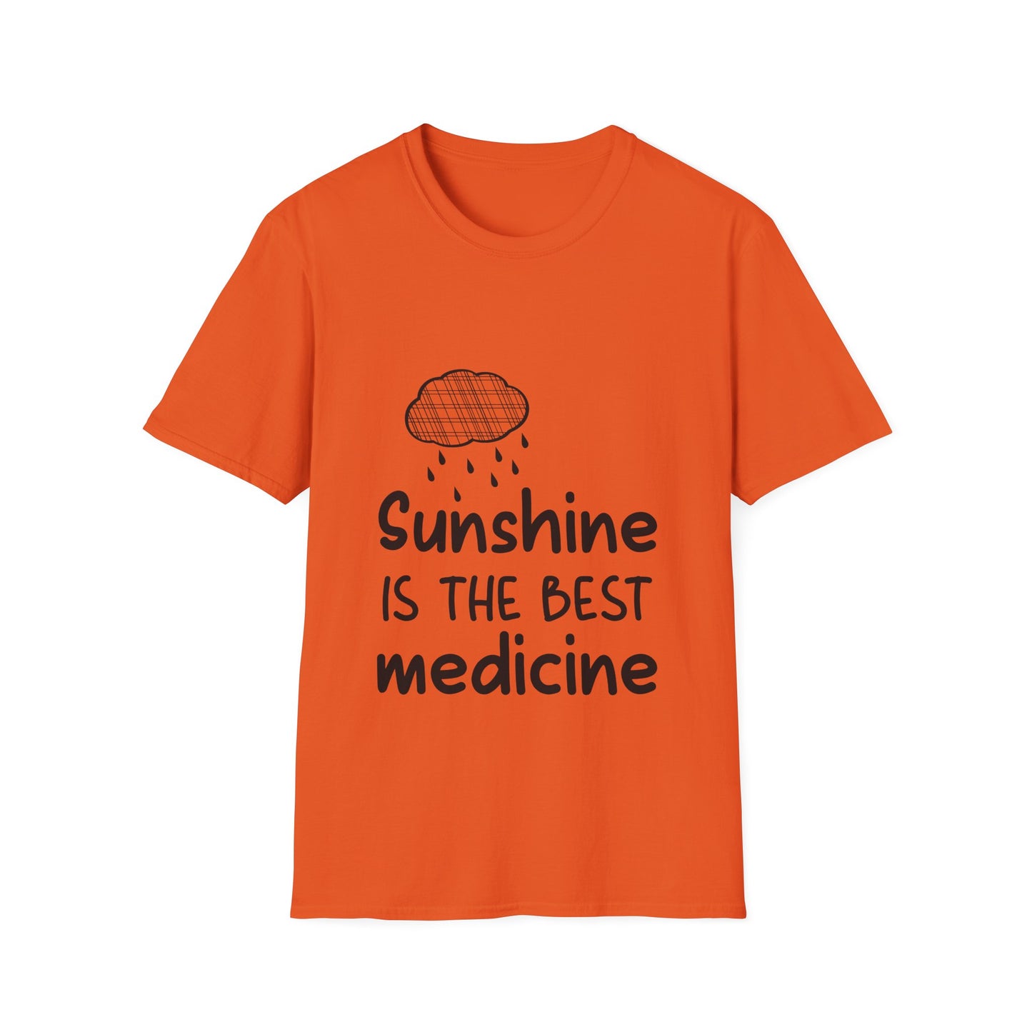 Inspirational Sunshine T-Shirt - Unisex Softstyle Tee for Positive Vibes