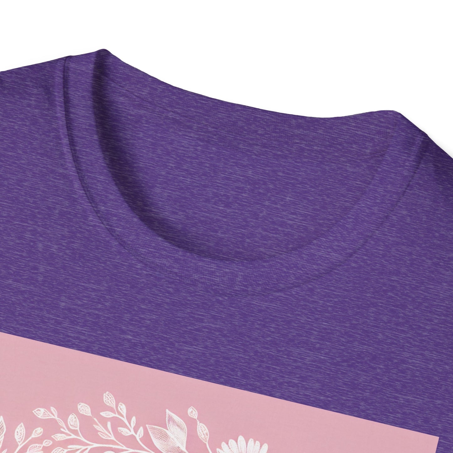 Blooming Mom Floral T-Shirt - Softstyle Unisex Tee for Mother's Day