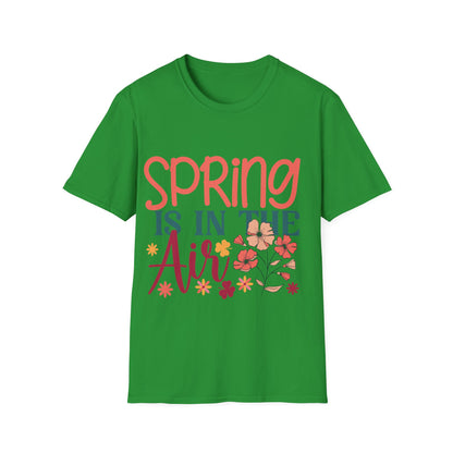 Spring is in the Air Unisex T-Shirt - Floral Design