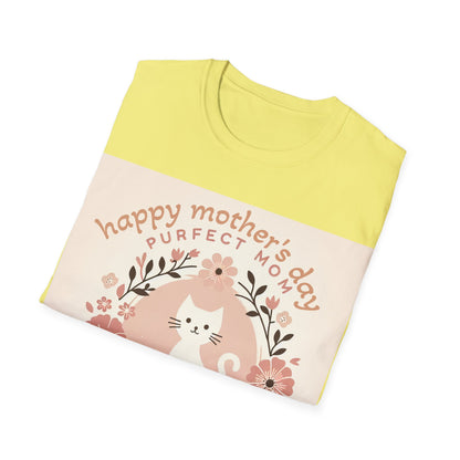 Cute Cat Mom T-Shirt for Mother's Day