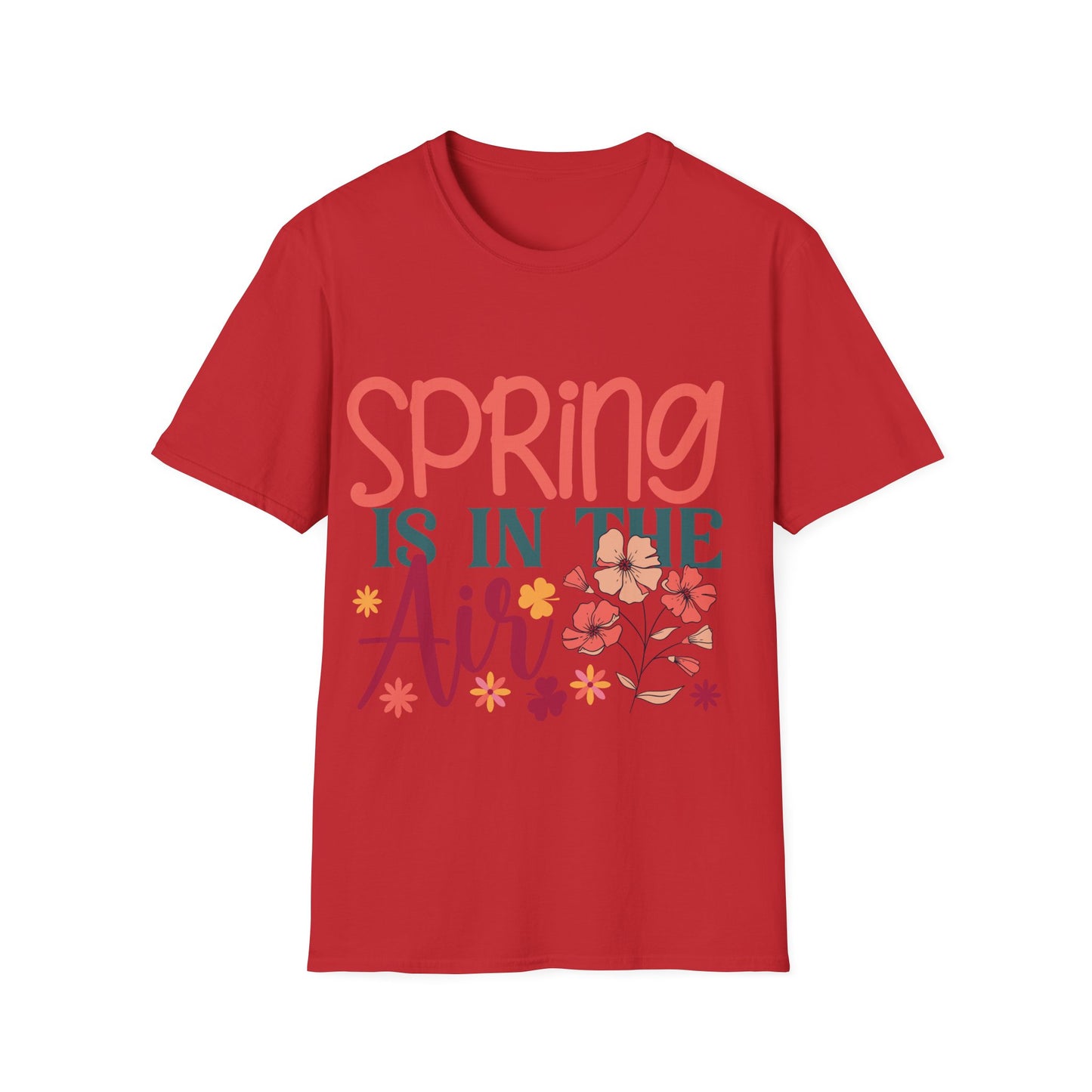 Spring is in the Air Unisex T-Shirt - Floral Design