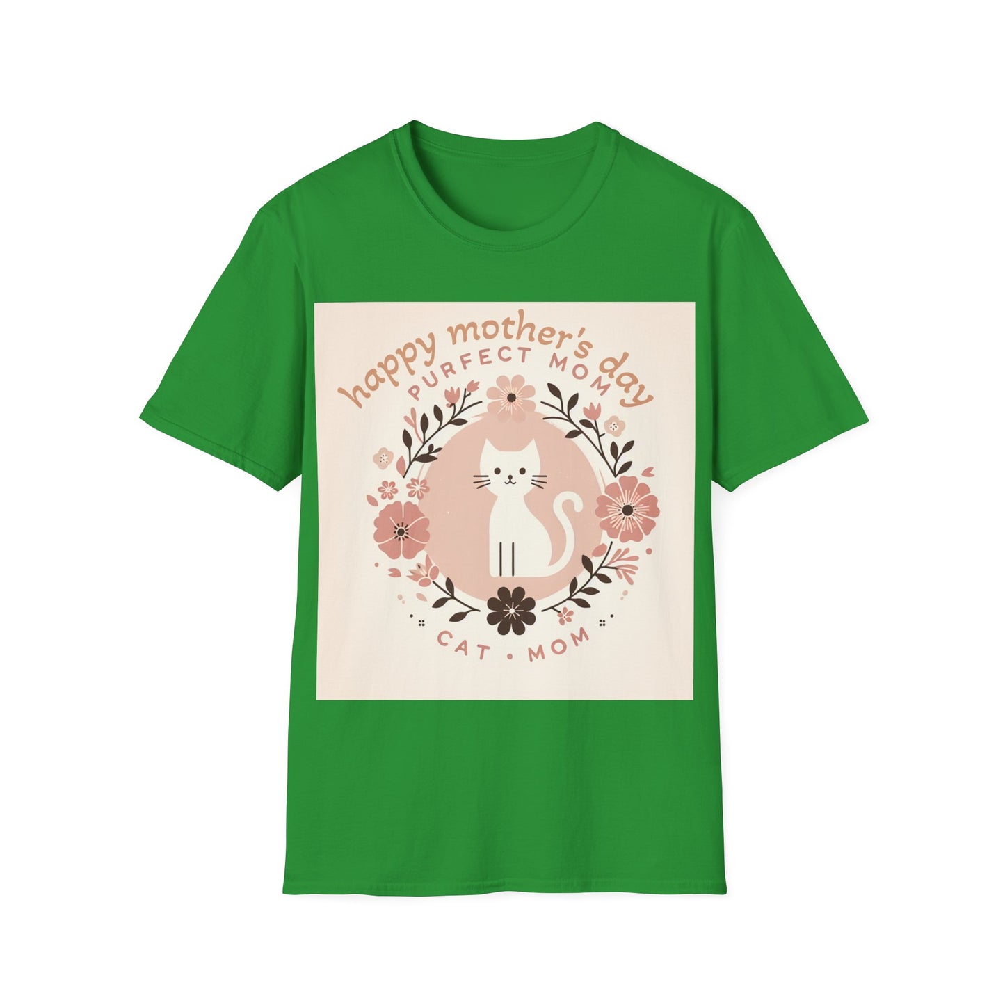 Cute Cat Mom T-Shirt for Mother's Day