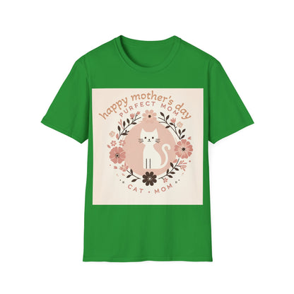 Cute Cat Mom T-Shirt for Mother's Day