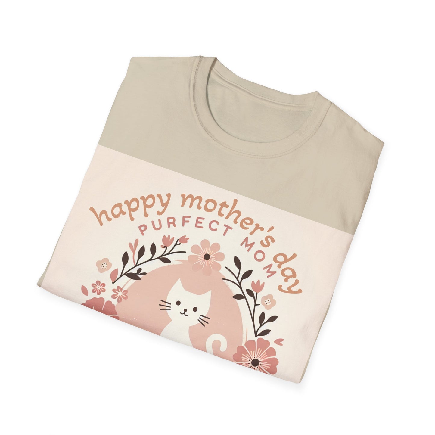 Cute Cat Mom T-Shirt for Mother's Day
