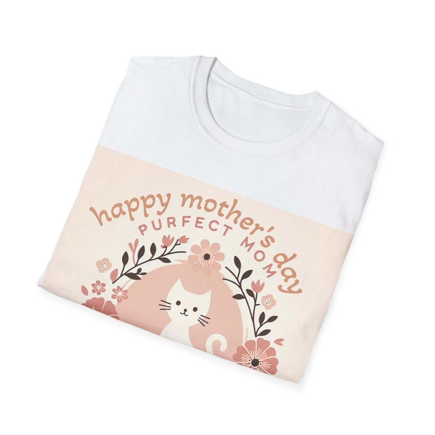 Cute Cat Mom T-Shirt for Mother's Day