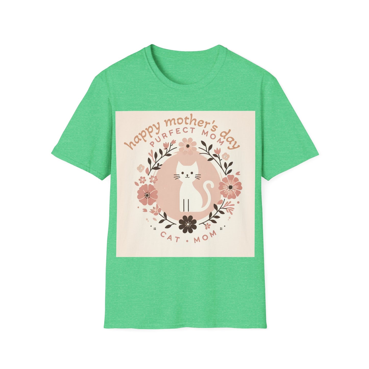 Cute Cat Mom T-Shirt for Mother's Day