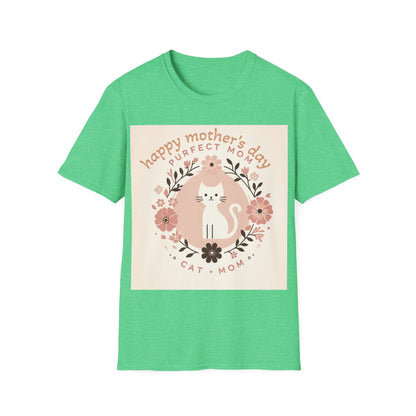 Cute Cat Mom T-Shirt for Mother's Day