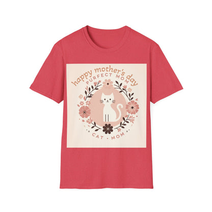 Cute Cat Mom T-Shirt for Mother's Day