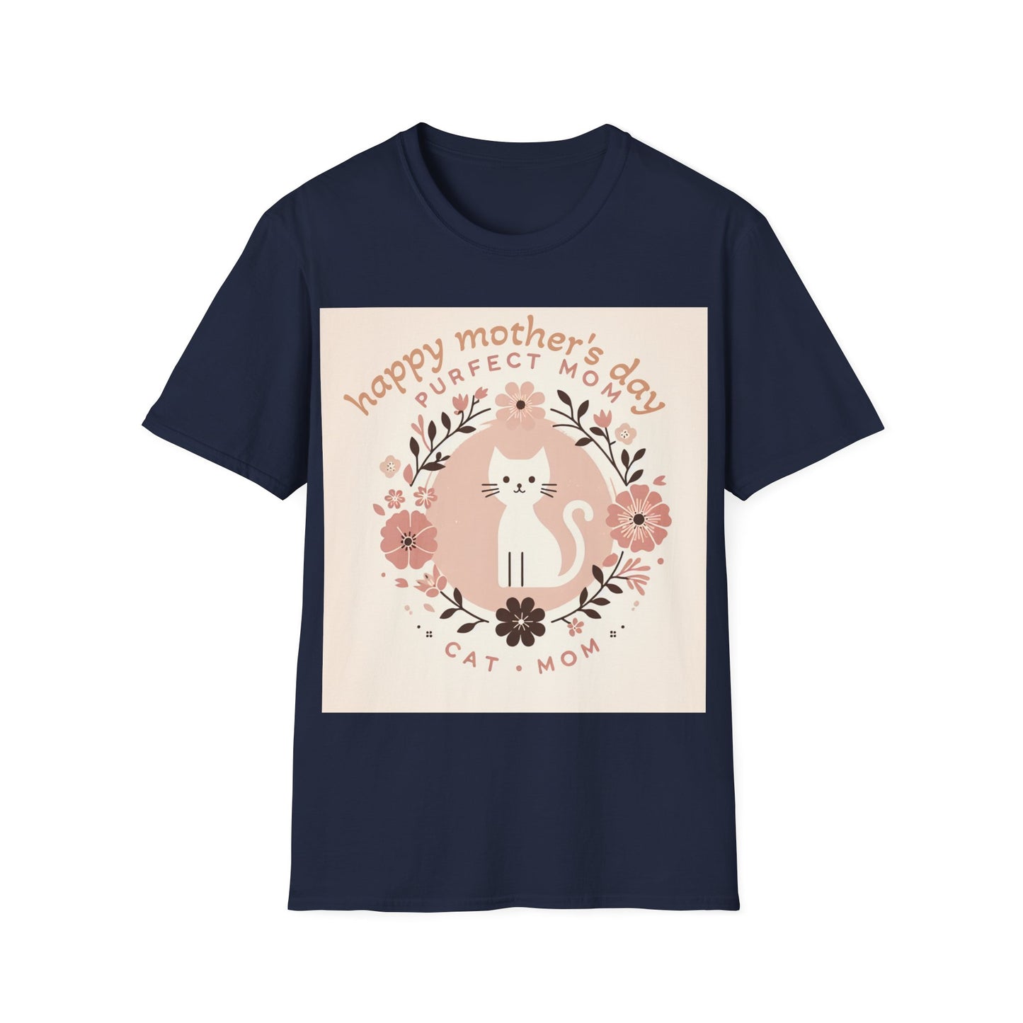 Cute Cat Mom T-Shirt for Mother's Day
