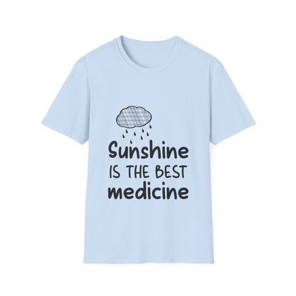 Inspirational Sunshine T-Shirt - Unisex Softstyle Tee for Positive Vibes