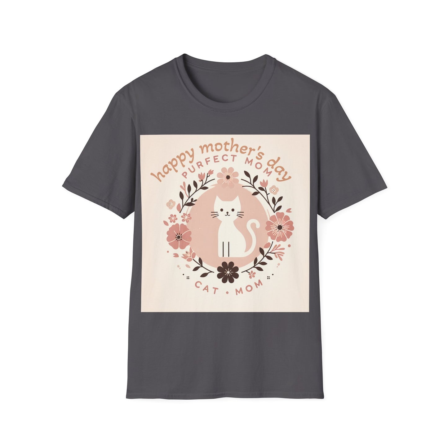Cute Cat Mom T-Shirt for Mother's Day