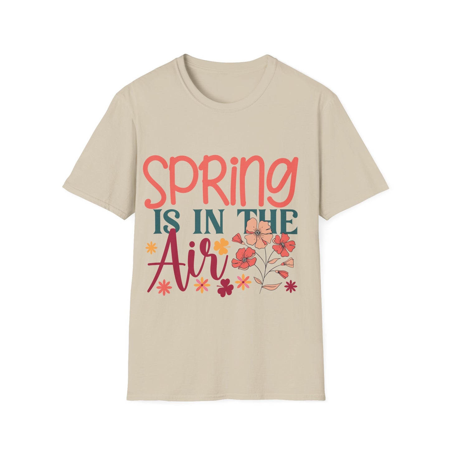 Spring is in the Air Unisex T-Shirt - Floral Design