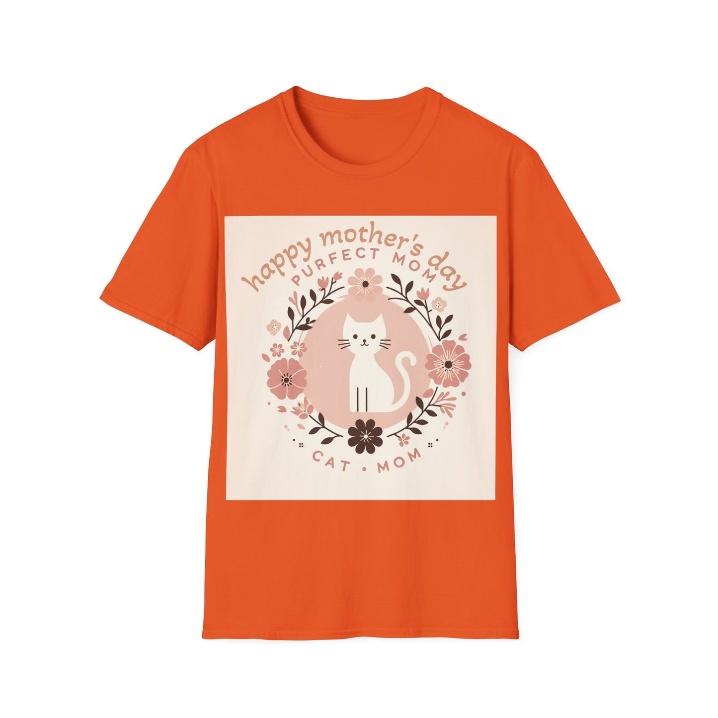 Cute Cat Mom T-Shirt for Mother's Day