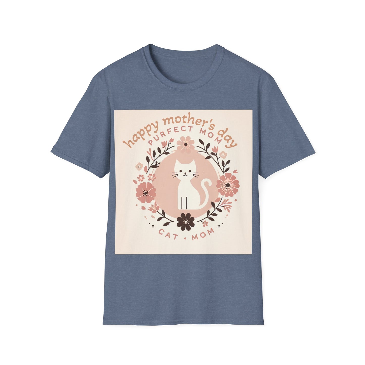 Cute Cat Mom T-Shirt for Mother's Day