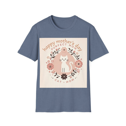 Cute Cat Mom T-Shirt for Mother's Day