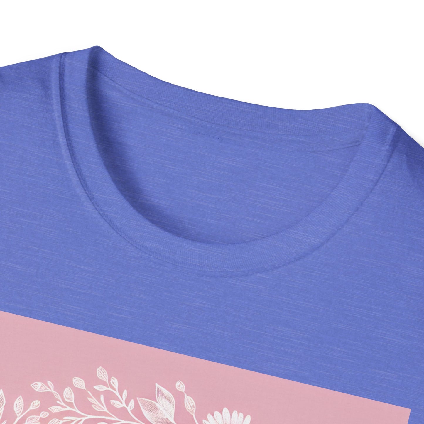 Blooming Mom Floral T-Shirt - Softstyle Unisex Tee for Mother's Day