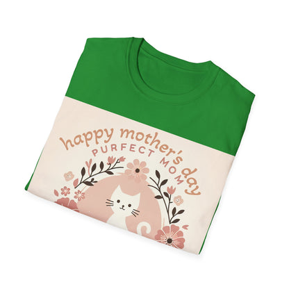 Cute Cat Mom T-Shirt for Mother's Day