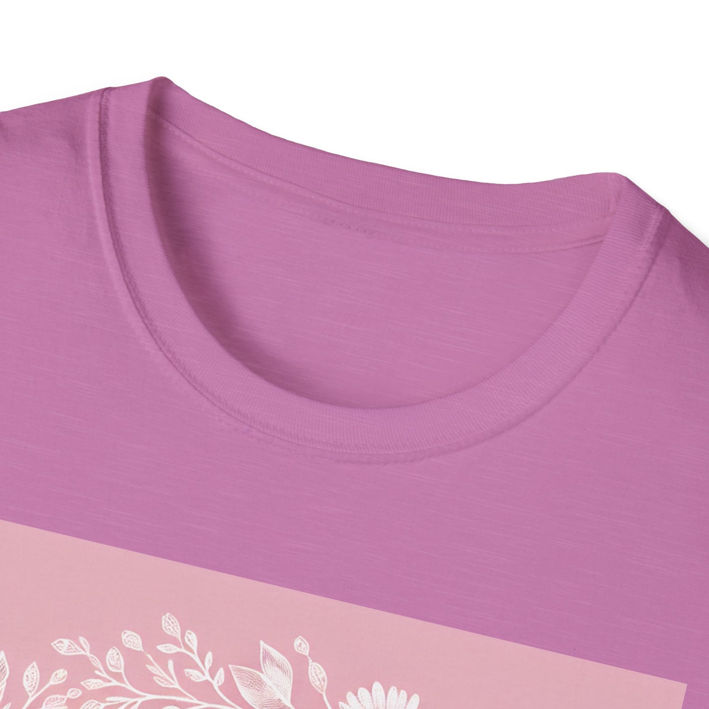 Blooming Mom Floral T-Shirt - Softstyle Unisex Tee for Mother's Day