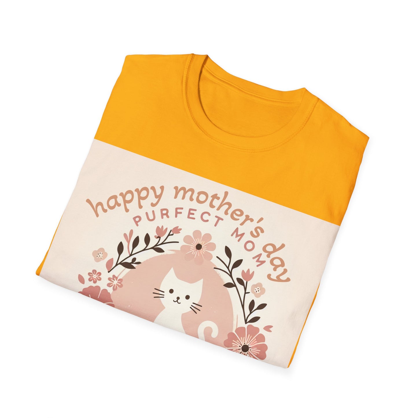 Cute Cat Mom T-Shirt for Mother's Day