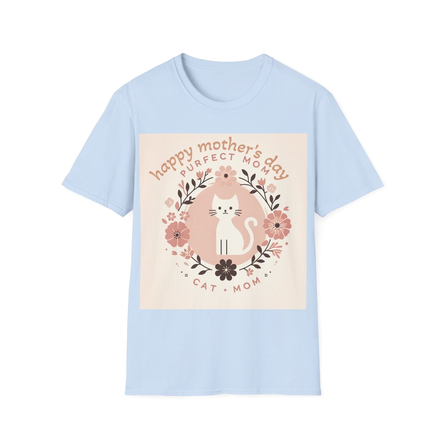 Cute Cat Mom T-Shirt for Mother's Day