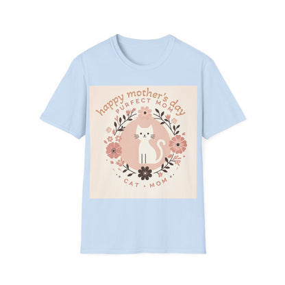 Cute Cat Mom T-Shirt for Mother's Day