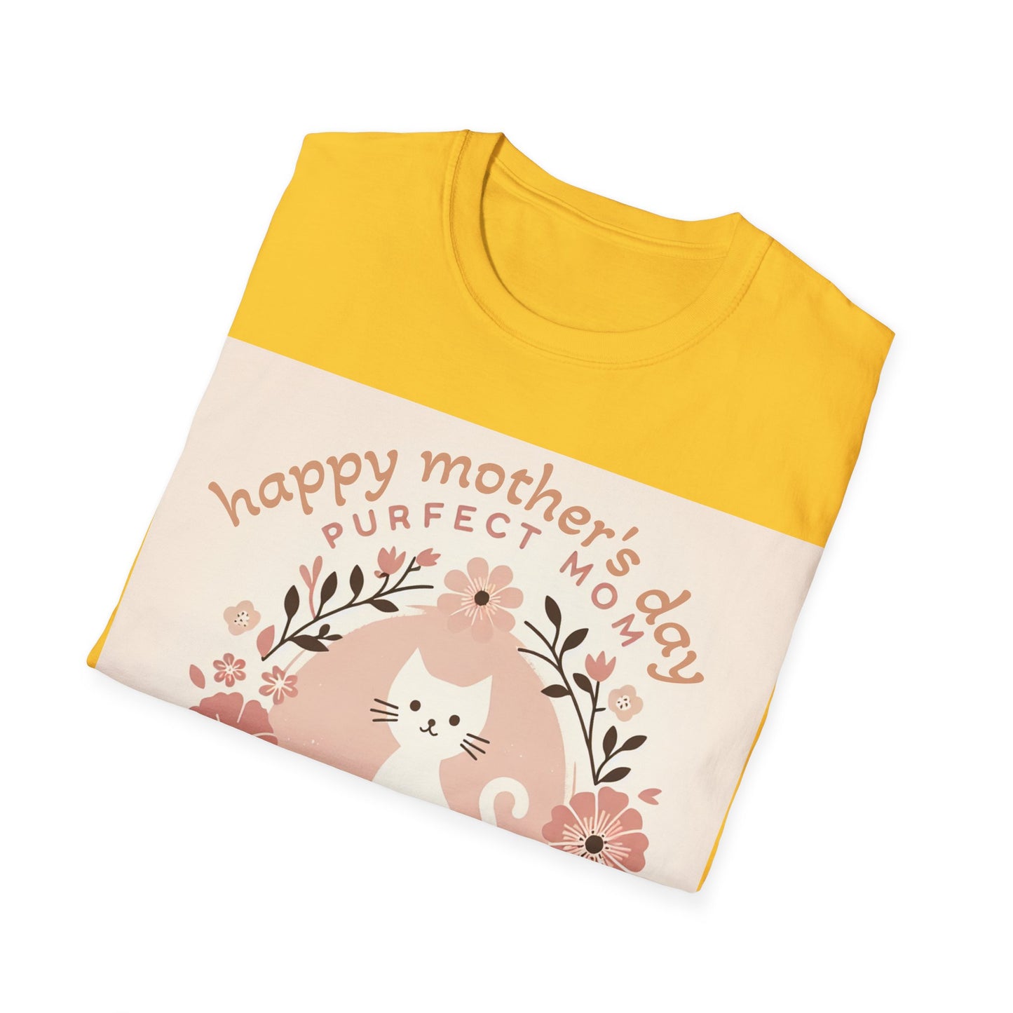 Cute Cat Mom T-Shirt for Mother's Day