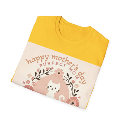 Cute Cat Mom T-Shirt for Mother's Day