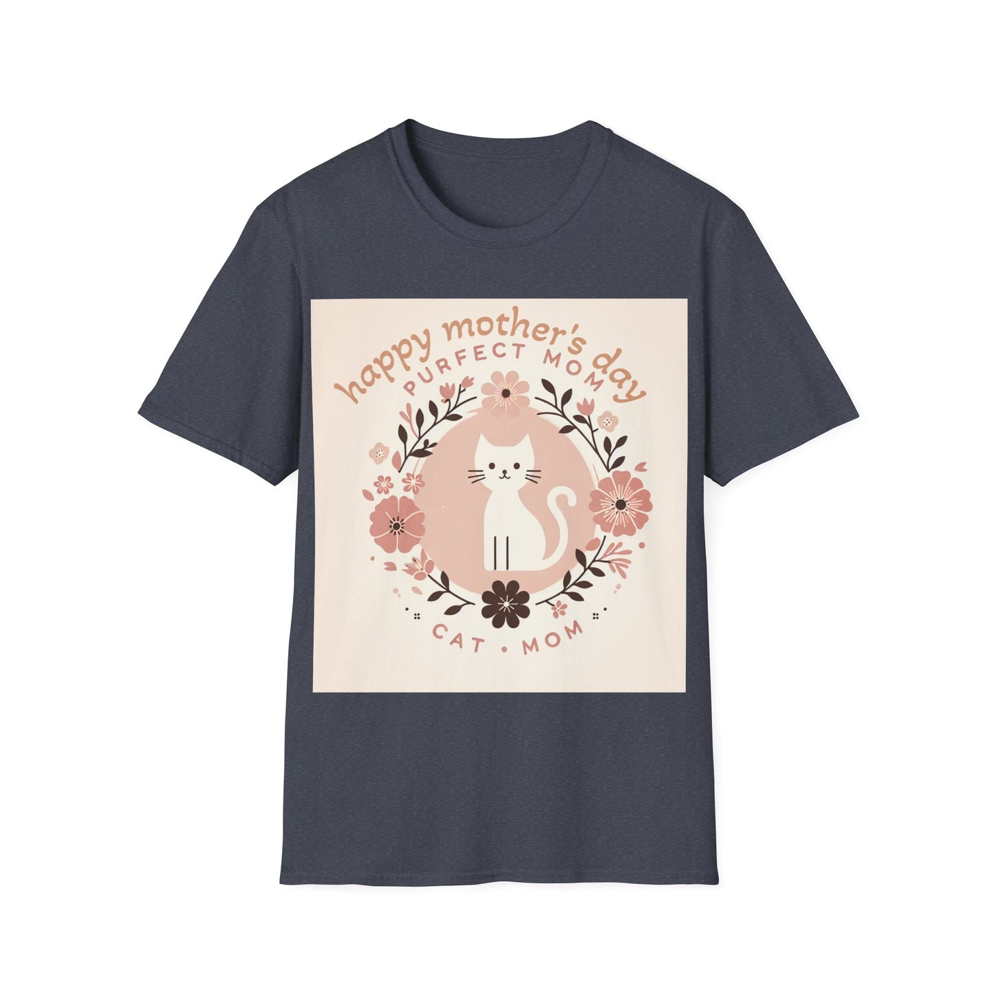 Cute Cat Mom T-Shirt for Mother's Day