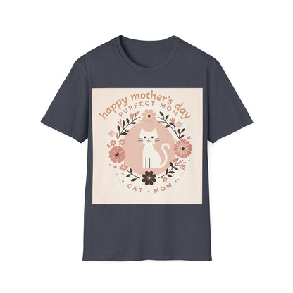 Cute Cat Mom T-Shirt for Mother's Day