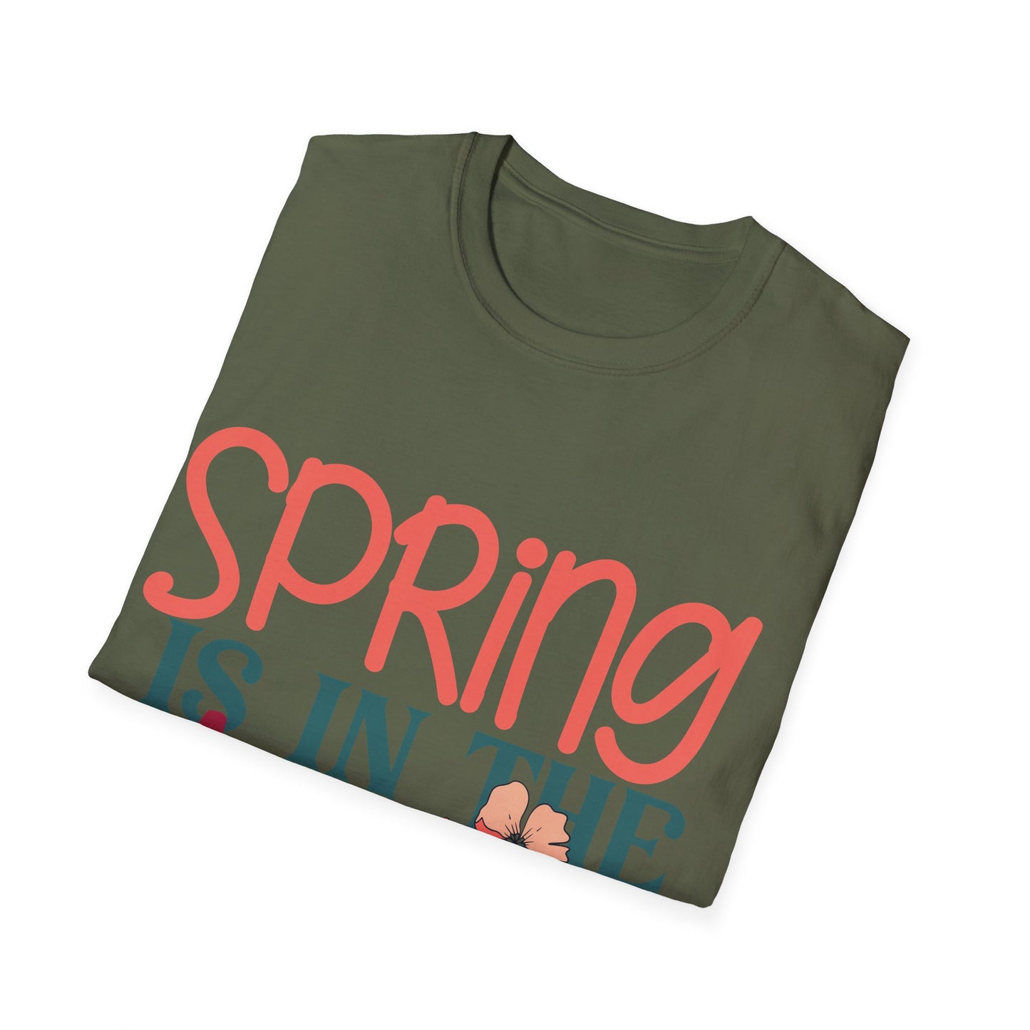 Spring is in the Air Unisex T-Shirt - Floral Design