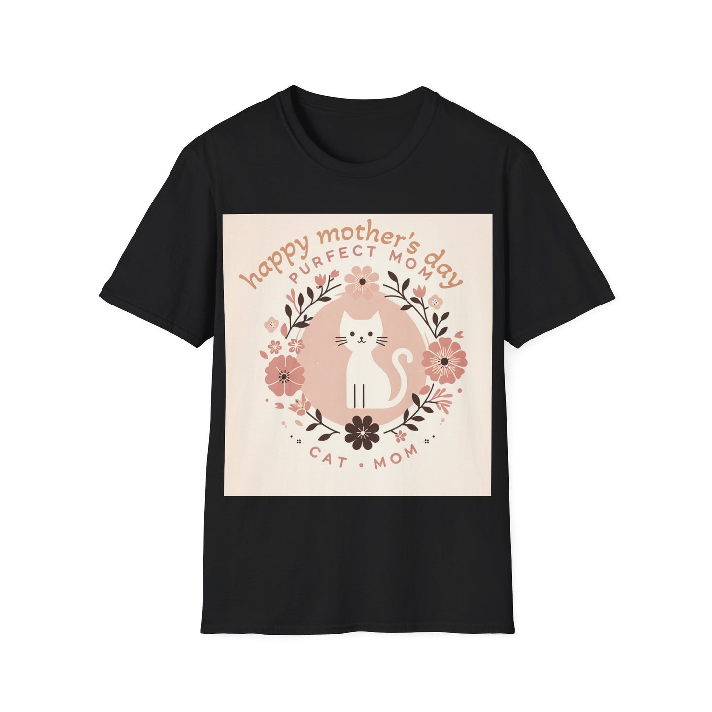 Cute Cat Mom T-Shirt for Mother's Day