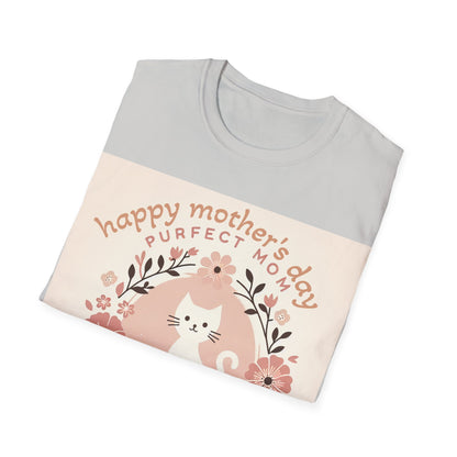 Cute Cat Mom T-Shirt for Mother's Day