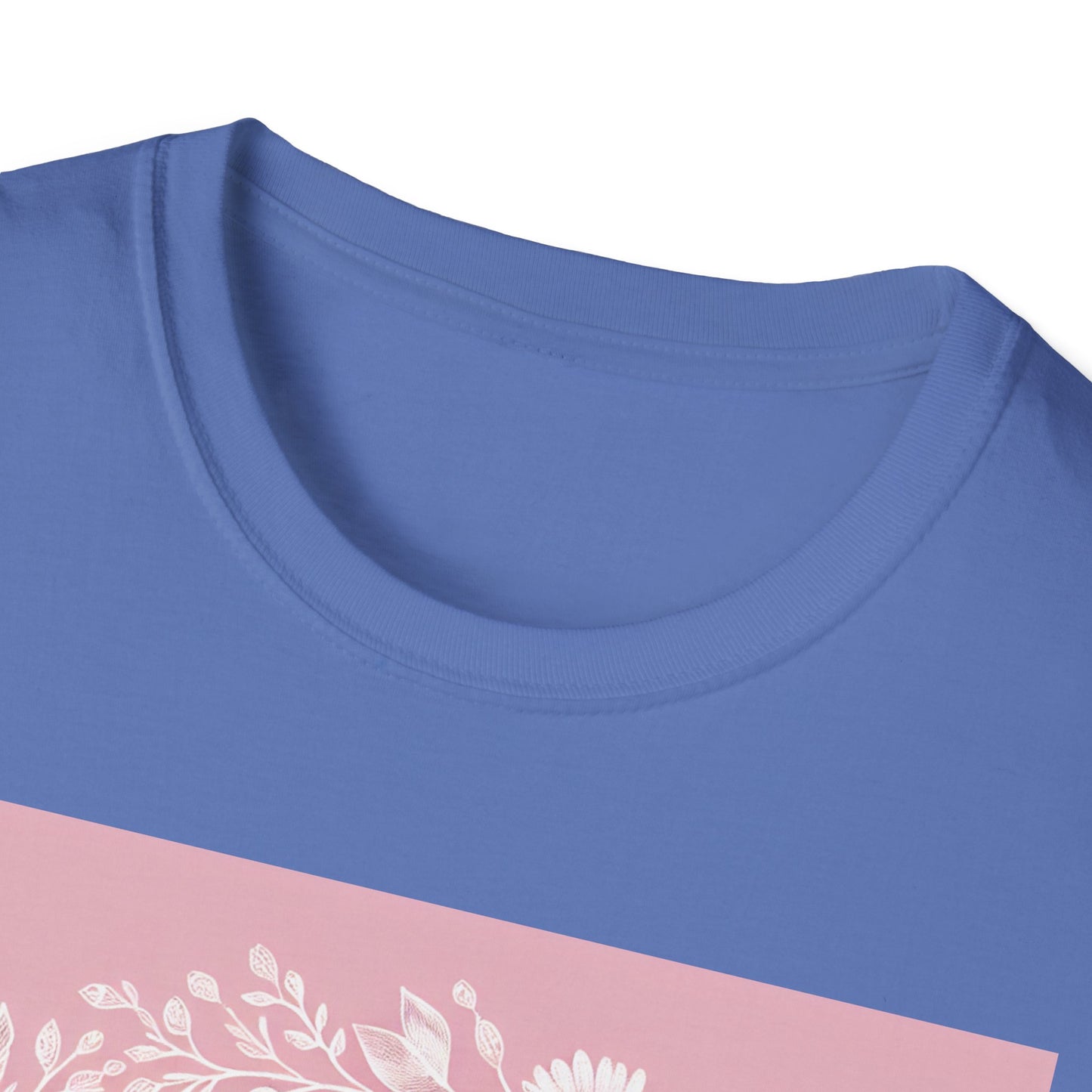 Blooming Mom Floral T-Shirt - Softstyle Unisex Tee for Mother's Day