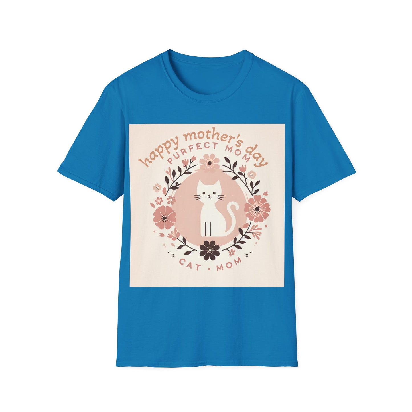 Cute Cat Mom T-Shirt for Mother's Day