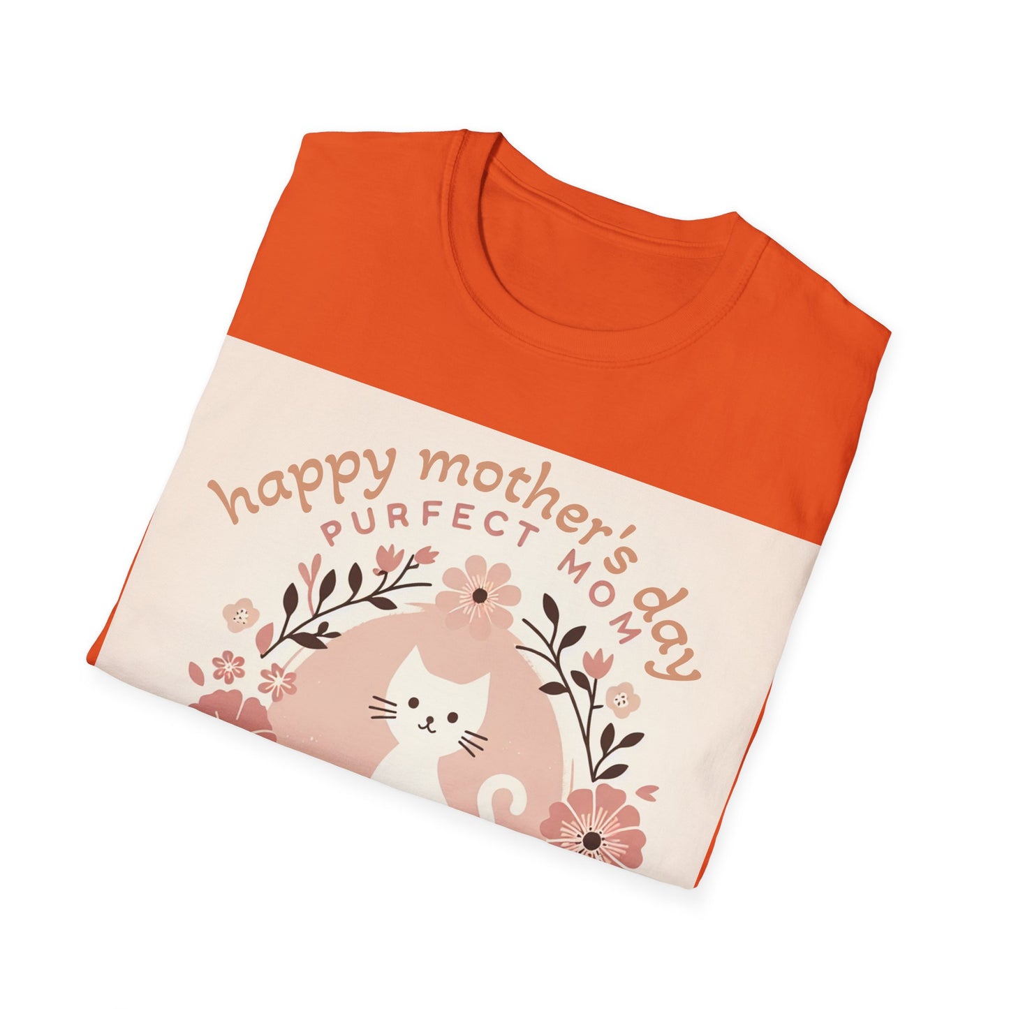 Cute Cat Mom T-Shirt for Mother's Day