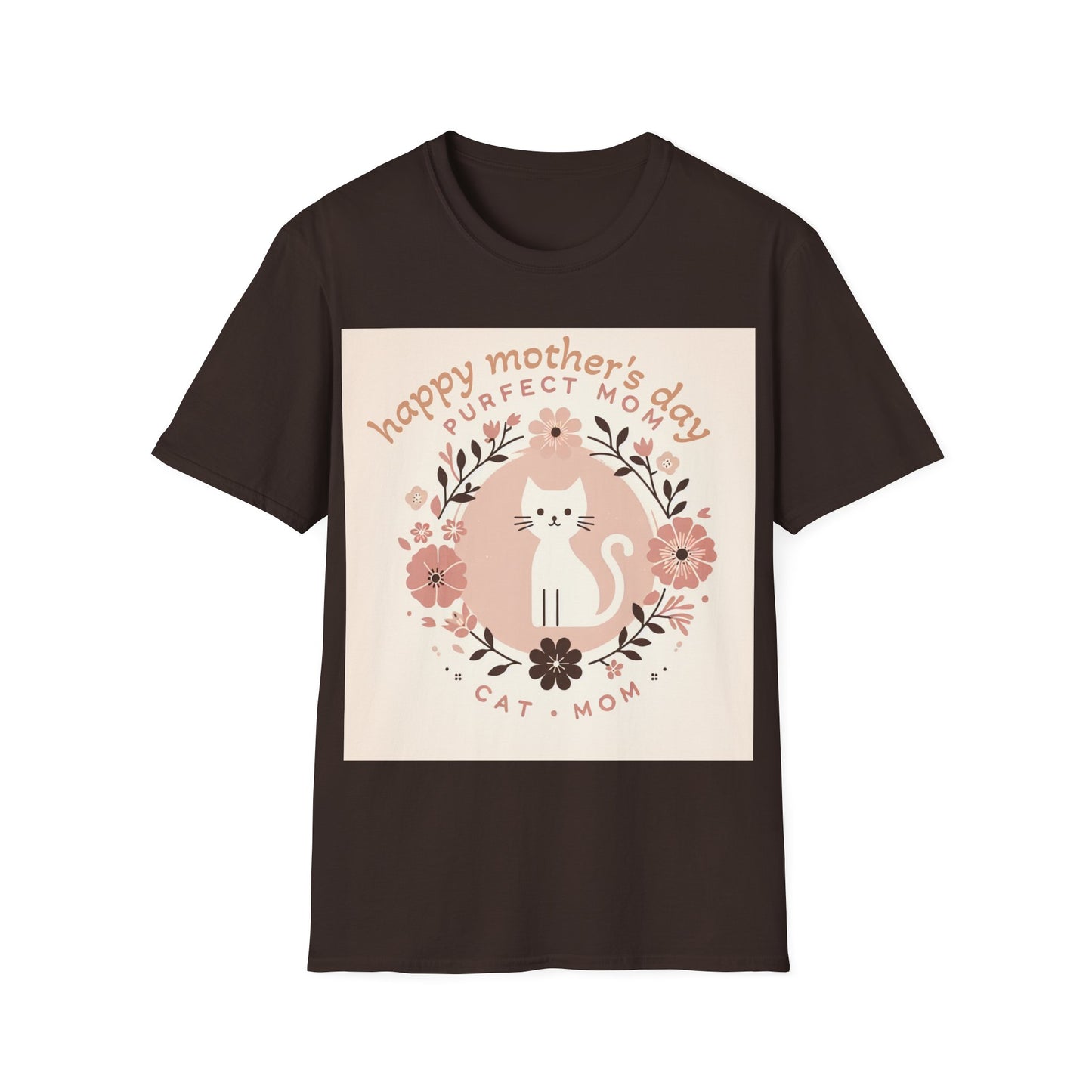 Cute Cat Mom T-Shirt for Mother's Day