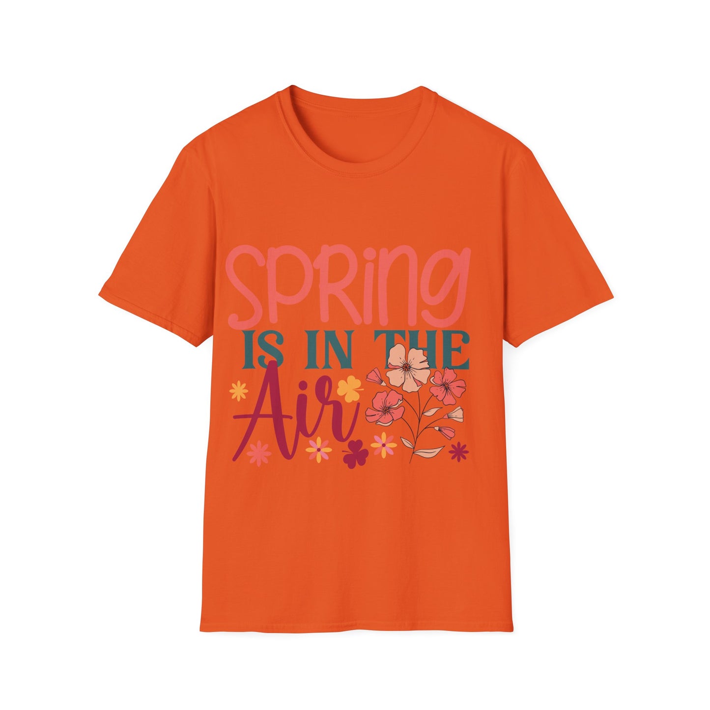 Spring is in the Air Unisex T-Shirt - Floral Design