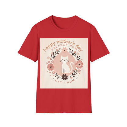 Cute Cat Mom T-Shirt for Mother's Day