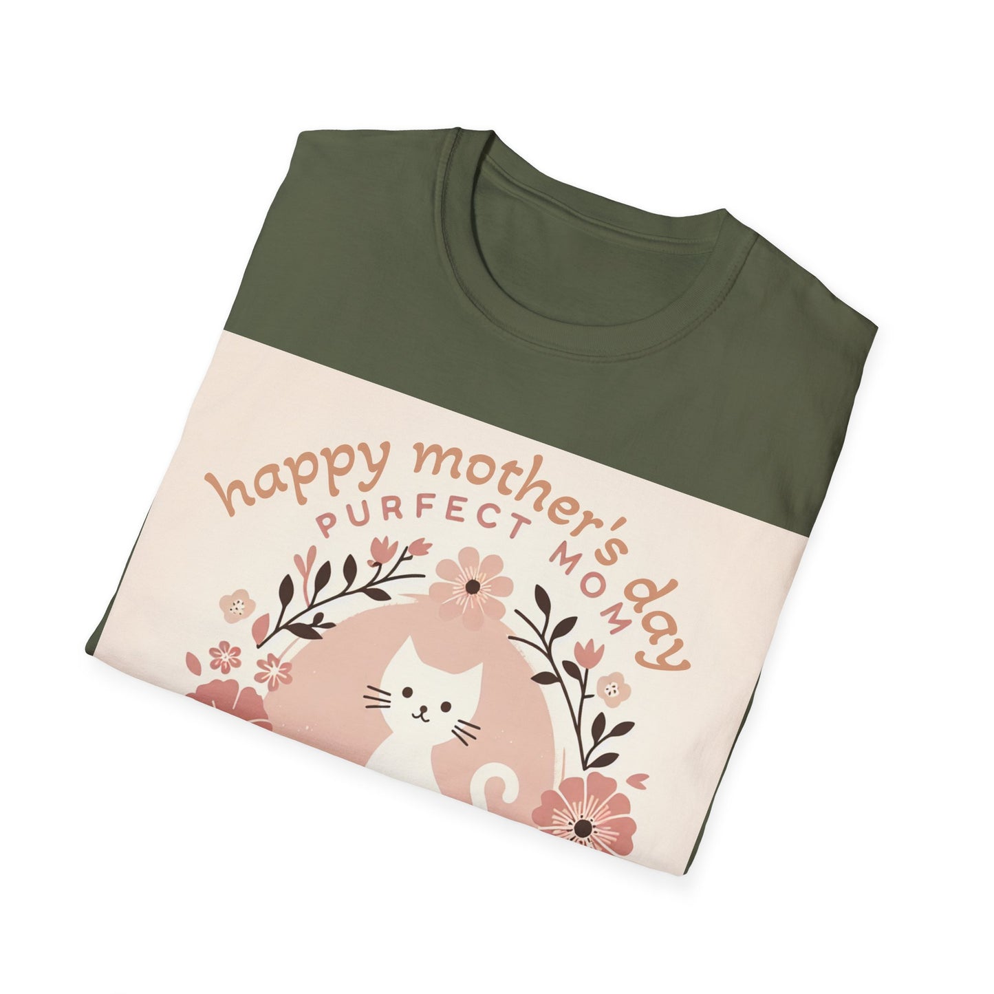 Cute Cat Mom T-Shirt for Mother's Day