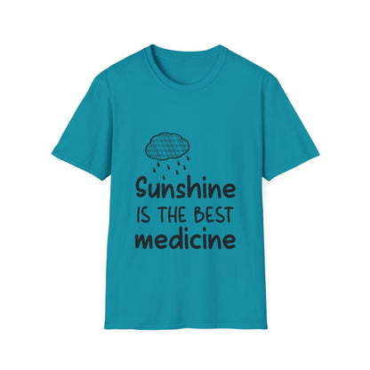 Inspirational Sunshine T-Shirt - Unisex Softstyle Tee for Positive Vibes