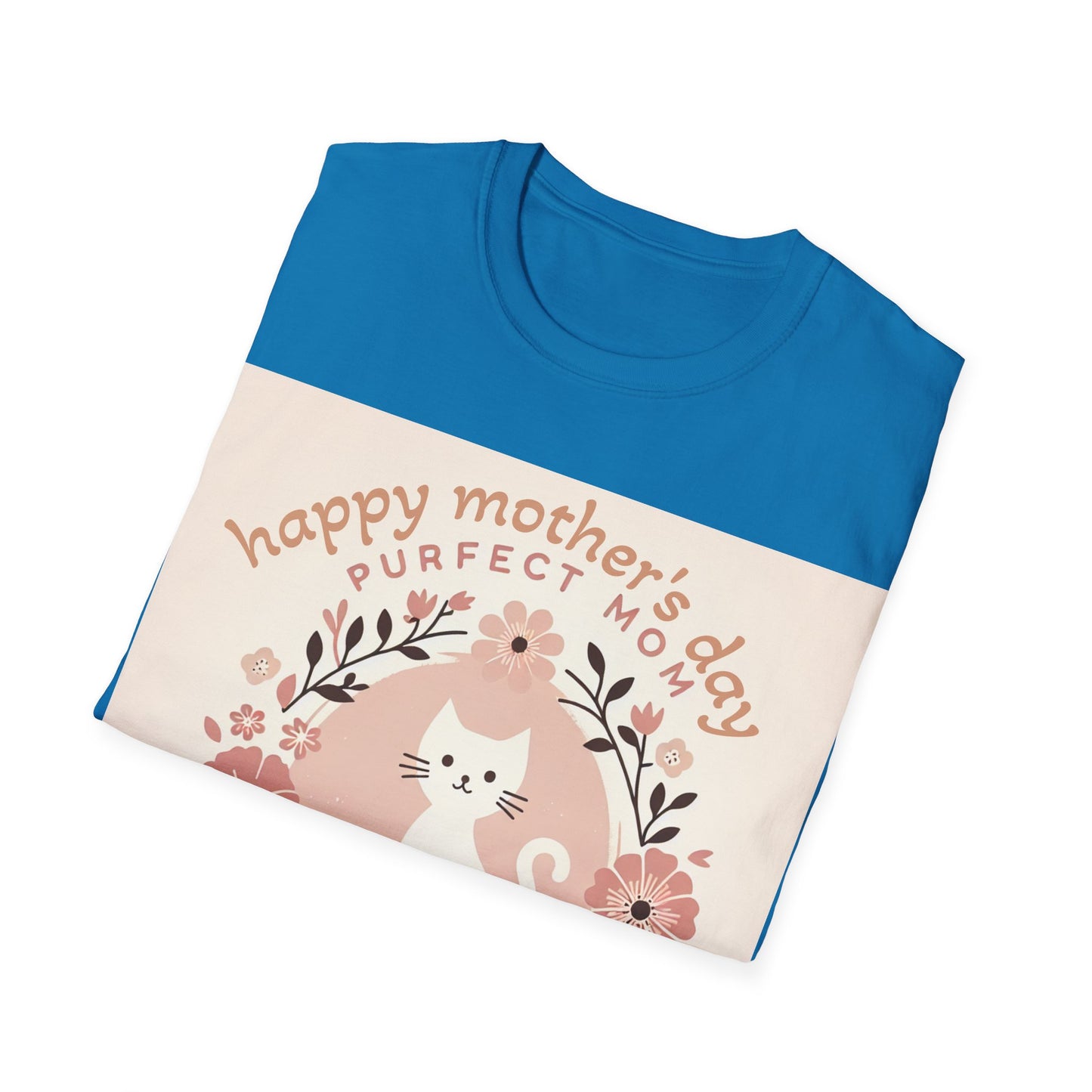 Cute Cat Mom T-Shirt for Mother's Day