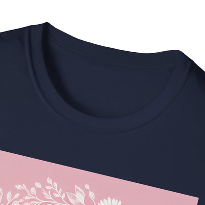 Blooming Mom Floral T-Shirt - Softstyle Unisex Tee for Mother's Day